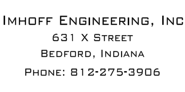 2024 SoIN Scramble Sponsor Imhoff Engineering 2x1