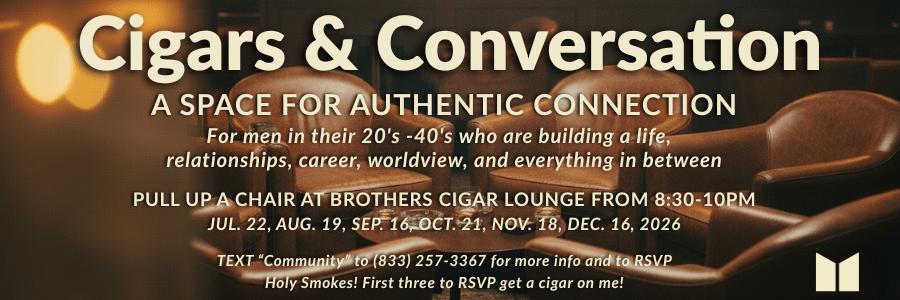 Cigars & Conversation Community Group Banner