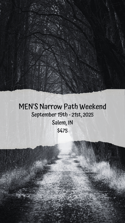 Mens Narrow Path Sep.25