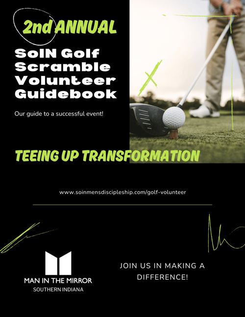 SoIn Golf Scramble Volunteer Guidebook Cover